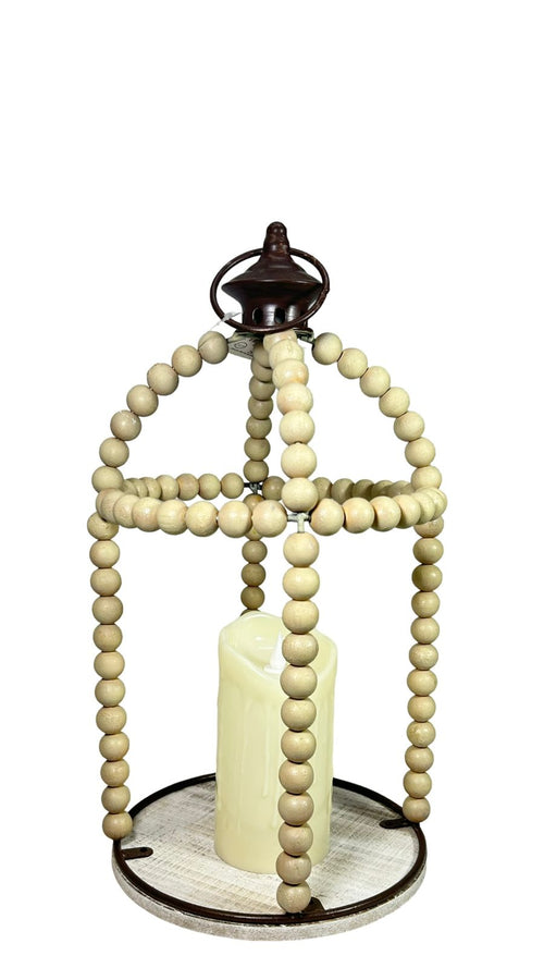 Set x2 urnas de madera 2 tamaños 50,40cm ( no incluye velas)