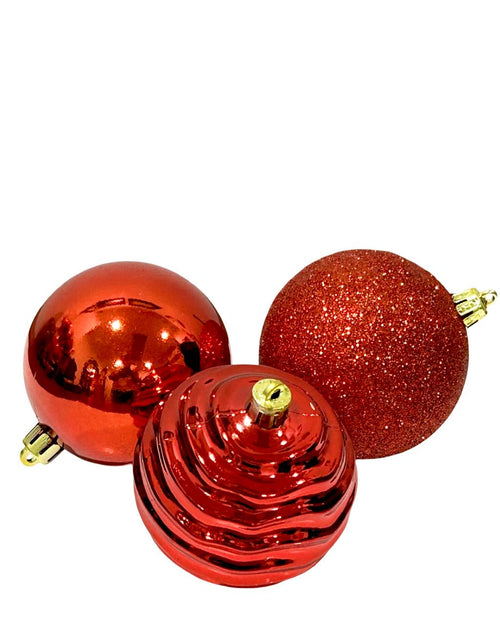 paquete de bolas rojas   x20 unidades de 7 cm