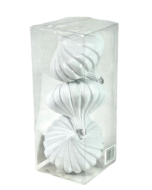 Bola gris clara en trompito x3 de 10cm