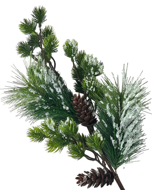 Vara pino naturalia mix con piña seca 65 cm de larga x 25 cm de ancho