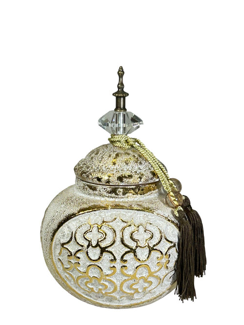 Ánfora pequeña Gold Turkis 26x19 cm