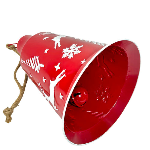 Campanas Gte Met Rojas Renos 45x28