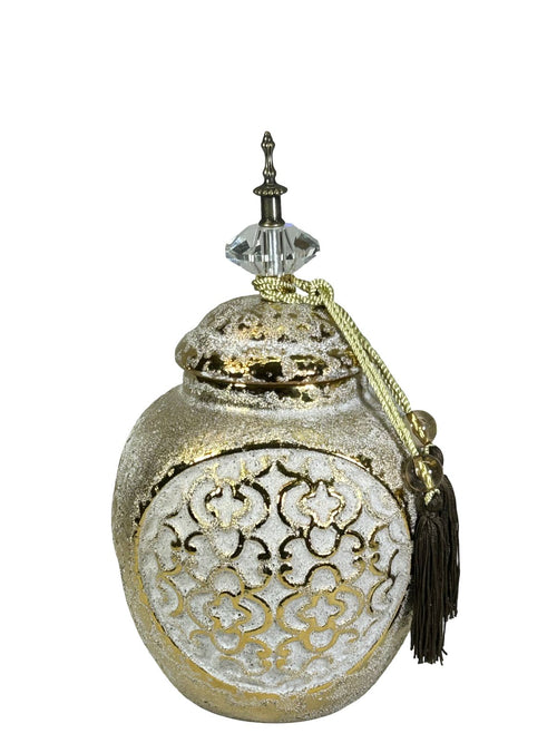 Anfora mediana Gold Turkis  31x17 cm