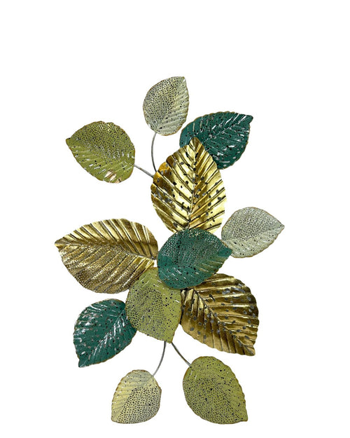 Placa de hojas Green y dorada  87x55cm