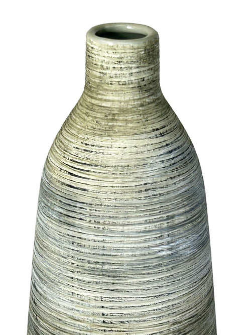jarron alto ceramica faces 46x16 cm