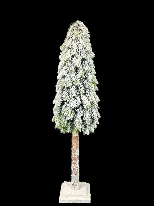 arbol de navidad grande nevado polar 60 cm