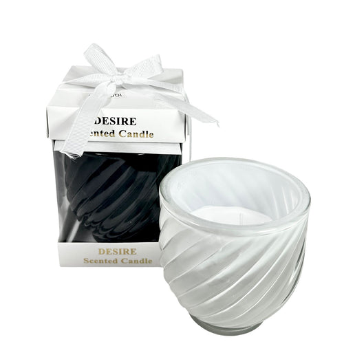 Vela de olor albania 2 colores 9x9 cm