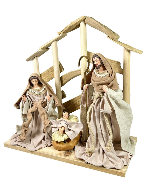 navidad choza grande 31x32 cm