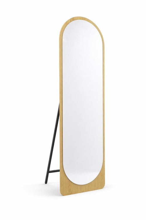 espejo boho madera natural 1.60x50 cm