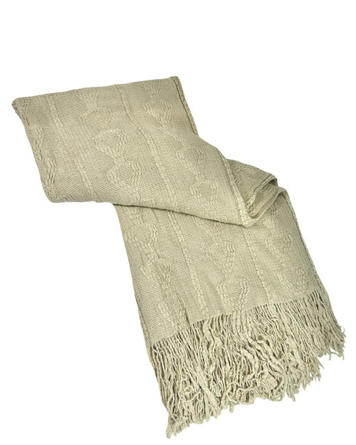 manta trop beige eslabones 130x170 cm