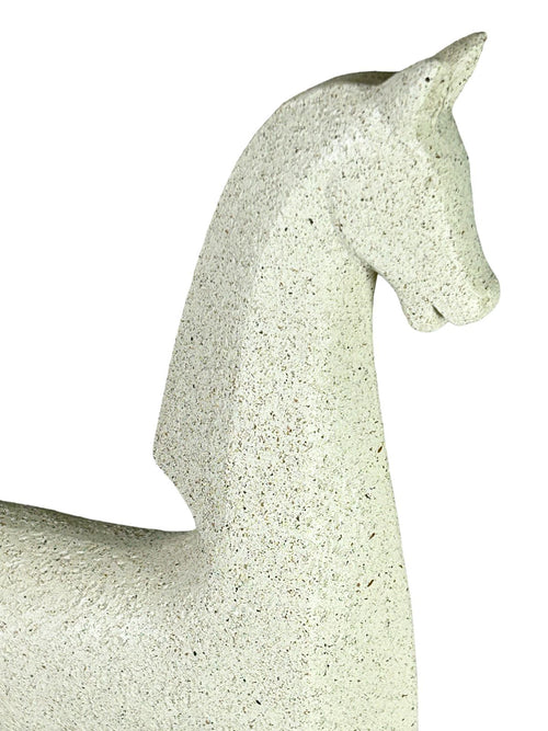 caballo de trolla moderno  poly 30x22 cm