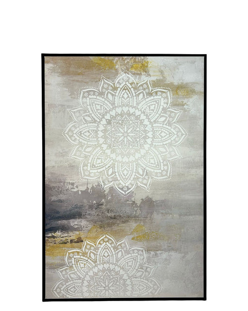 cuadro grande mandala  gray loft 120x80 cm