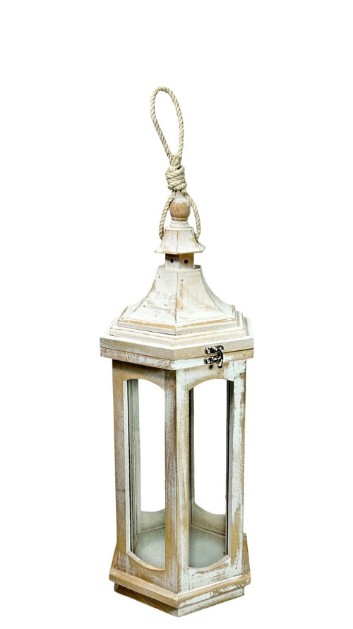Farol madera indonesia  3 tamaños