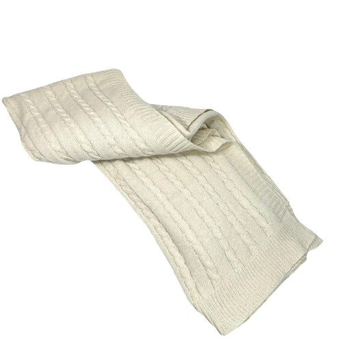 manta o trop beige  lazos  gruesa 130x170 cm