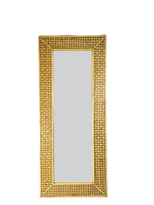espejo rectangular vertical madera 120x50 cm