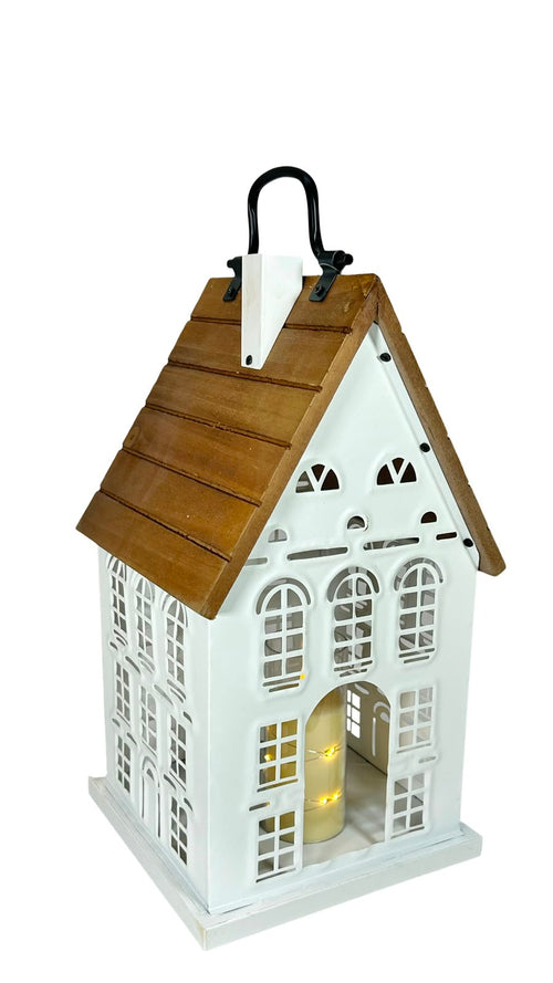 Casa Metal Mad Chalet Gd Blanca 38x20