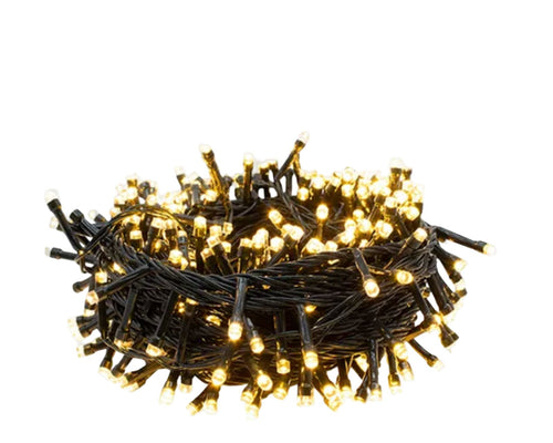 instalacion calida cable verde 200 luces 15 metros