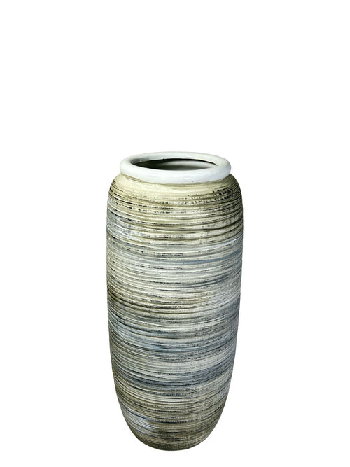 jarron mediano ceramica faces 36x14 cm
