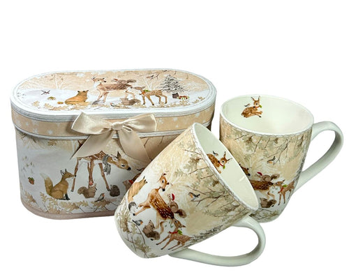 Set Mugx2 Posillo Renos 11x13