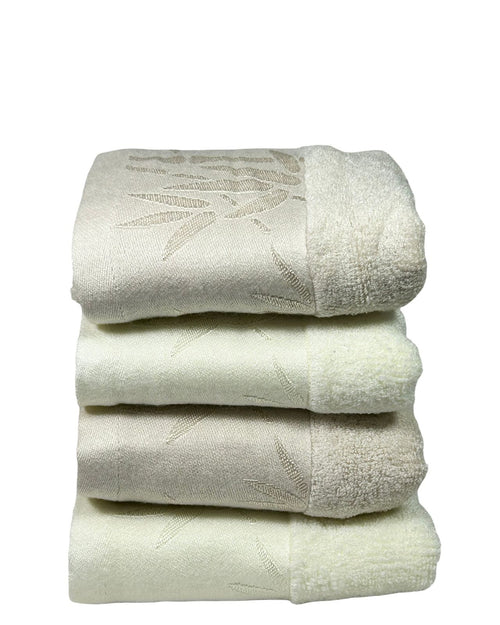 toalla sesgo manos bambu 34x74cm