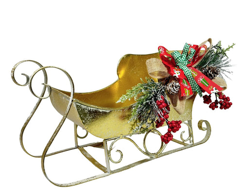 trineo 2 tonos metalico 20x40 cm