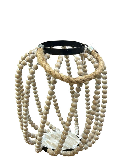 brisero boho chic grande metalico y madera 2 tamaños (no incluye vela )