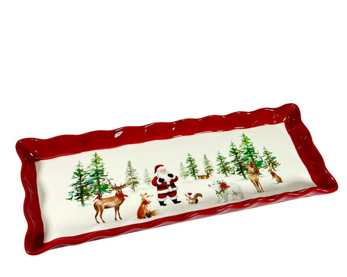 bandeja pasabocas grande santa 37x14 cm