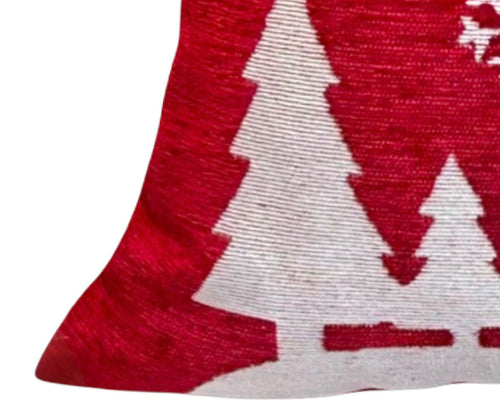 cojin  tercioelo renos arbol 45x45 (no incluye relleno )