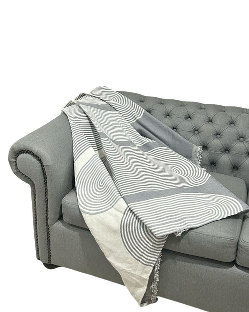 pie de cama arcos gris 130x180cm