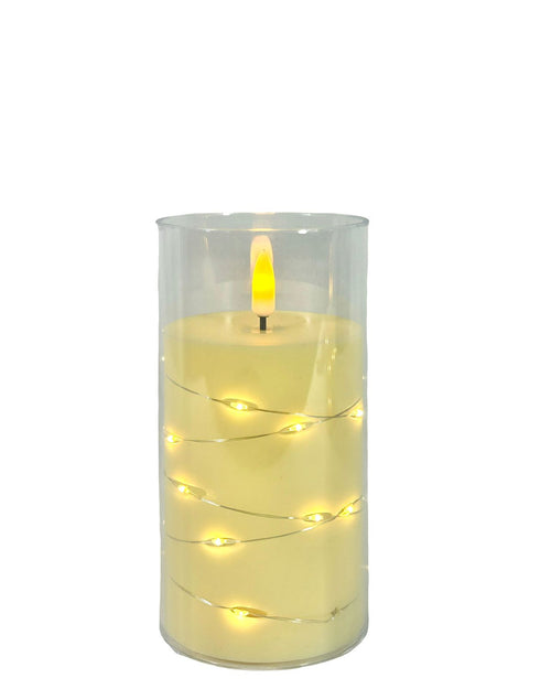 Vela bricero con luces 3 tamaños