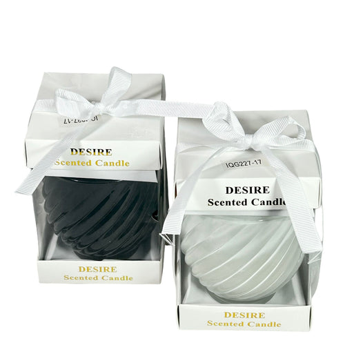 Vela de olor albania 2 colores 9x9 cm