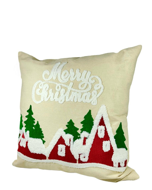 cojin funda chalets beige 2 tamaños no incluye relleno