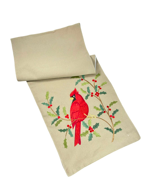 Camino de mesa cardinal rojo 175 x 35cm