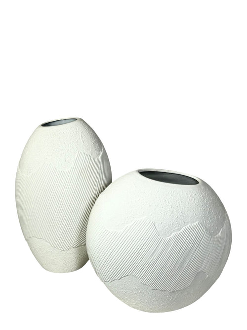 Jarrón cerámica mediano White Lisboa 29x18 cm