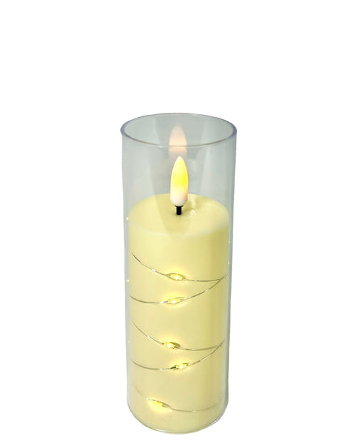 Velas pequeñas con luces led 3 tamaños