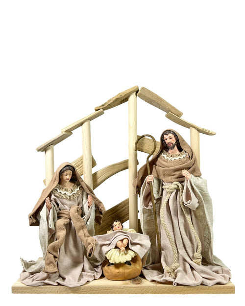 navidad choza grande 31x32 cm