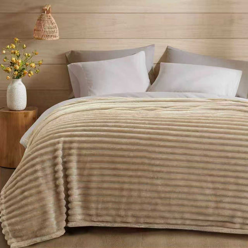 cobija acanalada termica super suave 1.80x2 metros colores surtidos