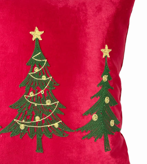 cojin funda  arbol velvet 45x45 cm