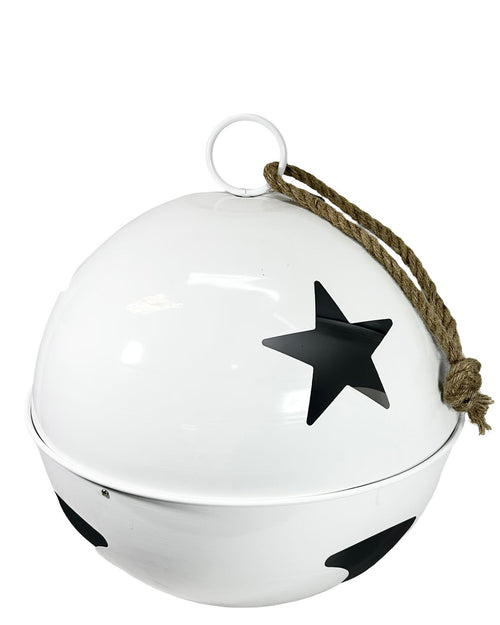 Bola cascabel estrella blanco 45 cm