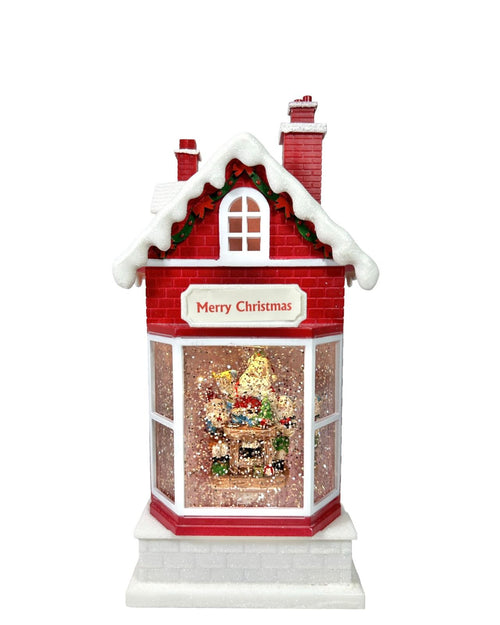 burbuja casita hielo santa 27x14 cm