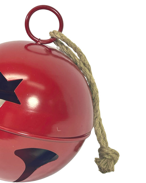 Bola cascabel estrella rojo 20cm
