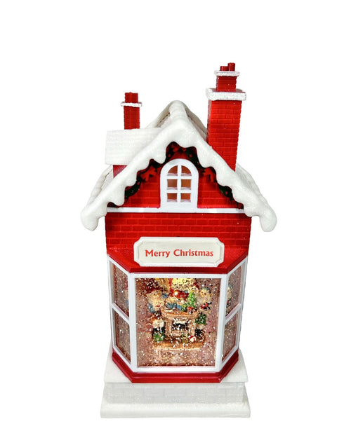 burbuja casita hielo santa 27x14 cm