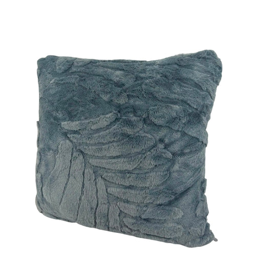 Cojin funda mink hojas grandes srt 45x45 cm ( no incluye relleno )