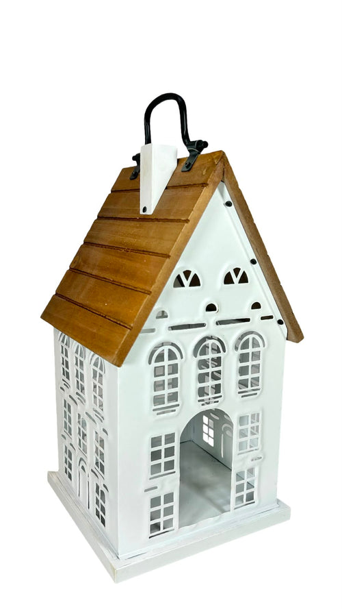 Casa Metal Mad Chalet Gd Blanca 38x20