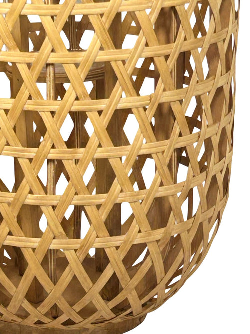 farol bietnam boho madera mediano 63x26 cm