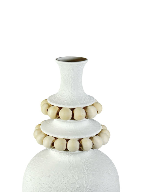 Botella mediana en ceramica suecia boho 27x11
