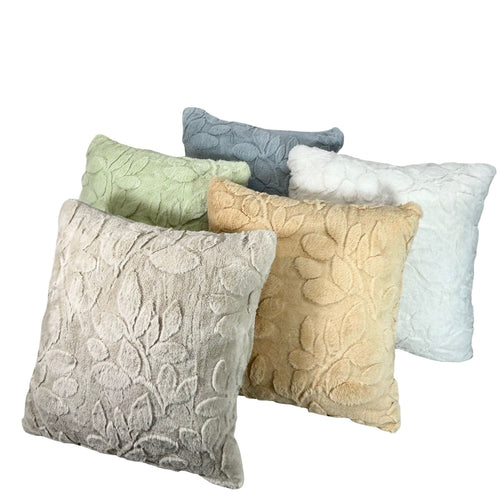 funda cojin mink hojitas 45x45 cm ( no incluye relleno )