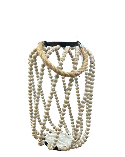 brisero boho chic grande metalico y madera 2 tamaños (no incluye vela )