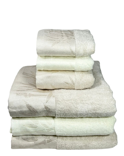 toalla sesgo manos bambu 34x74cm