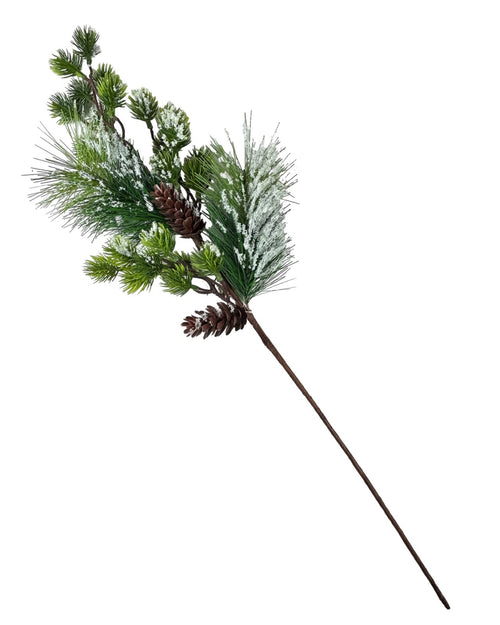 Vara pino naturalia mix con piña seca 65 cm de larga x 25 cm de ancho